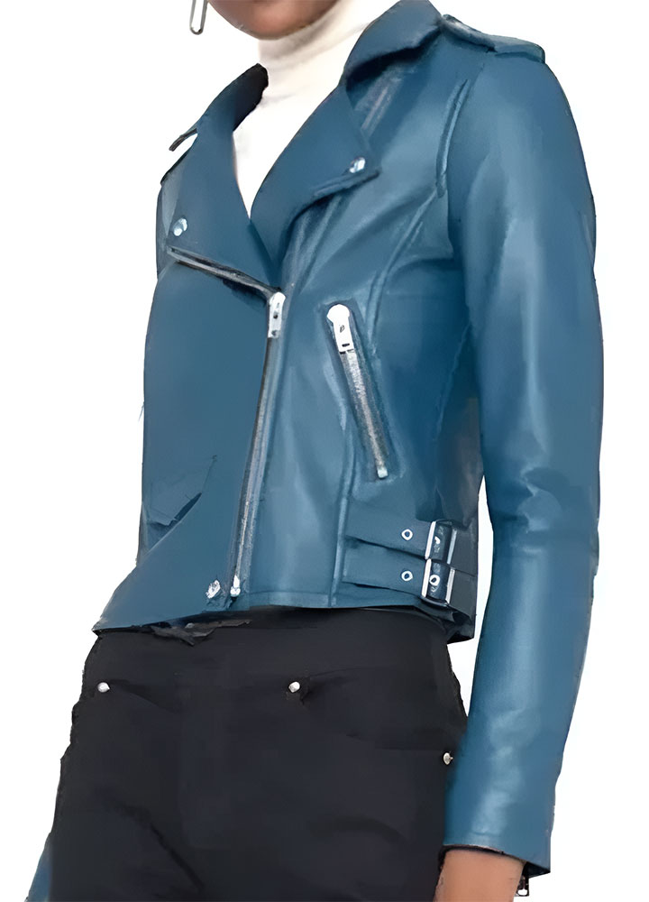 Big Sky S03 Katheryn Winnick (Jenny Hoyt) Blue Jacket